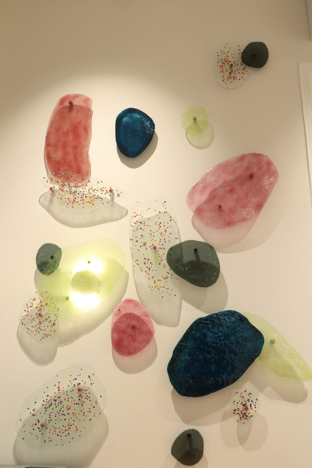 INSTALLATION MURAL FUSED GLASS